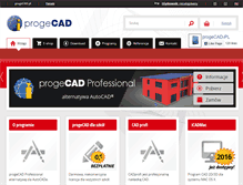 Tablet Screenshot of progecad.pl